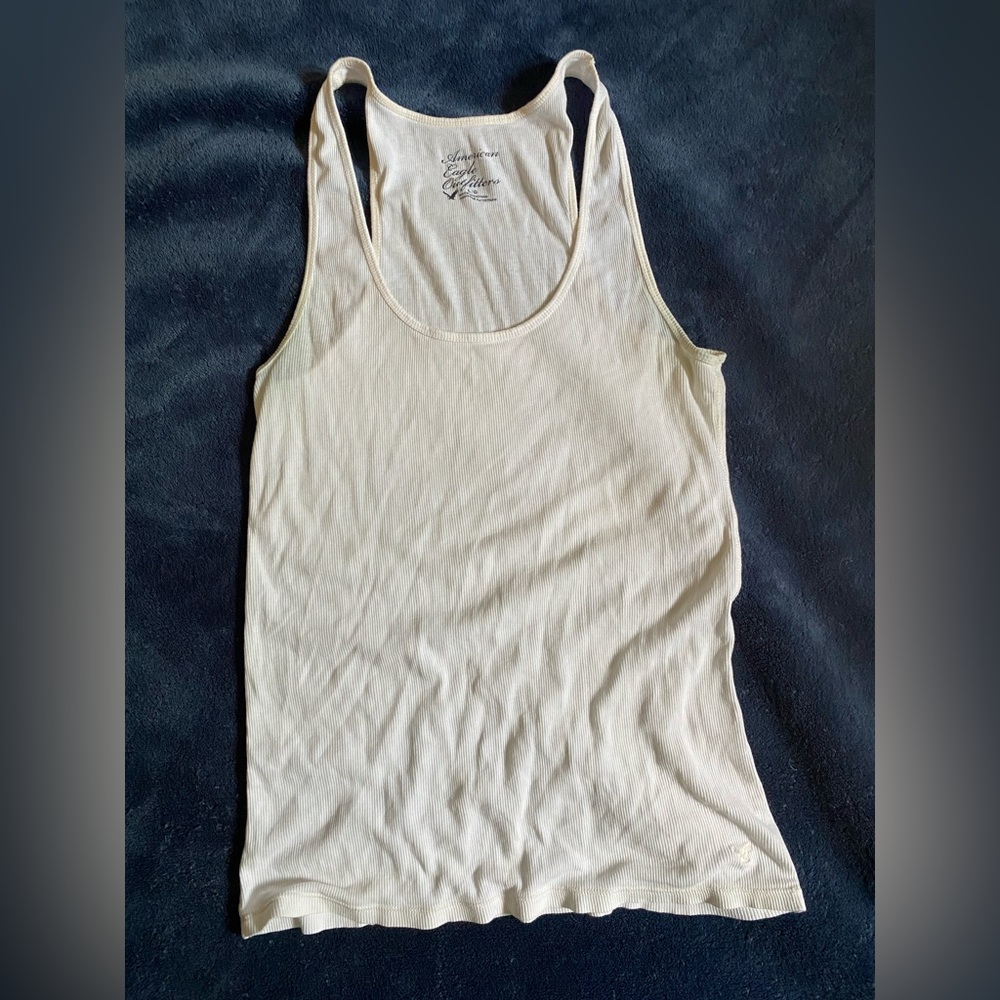 Vintage American Eagle Outfitters White Tank Top